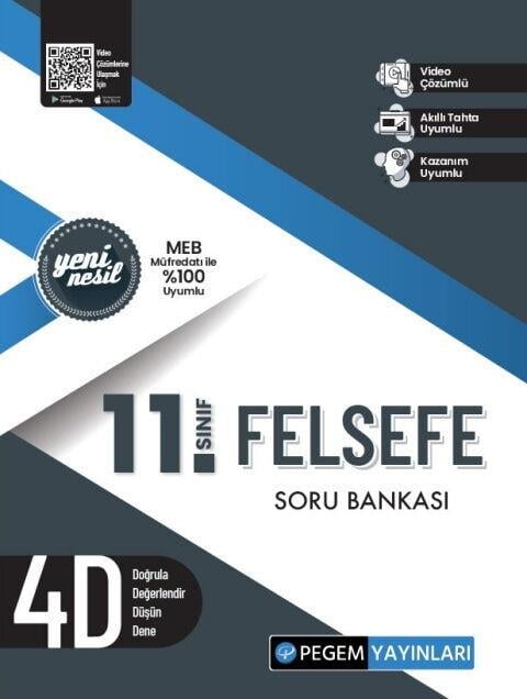 Pegem Akademi 11. Sınıf Felsefe Soru Bankası