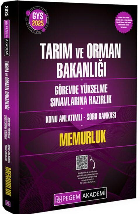 Pegem Akademi 2025 Tarım ve Orman Bakanlığı GYS Hazırlık Konu Anlatımlı Soru Bankası