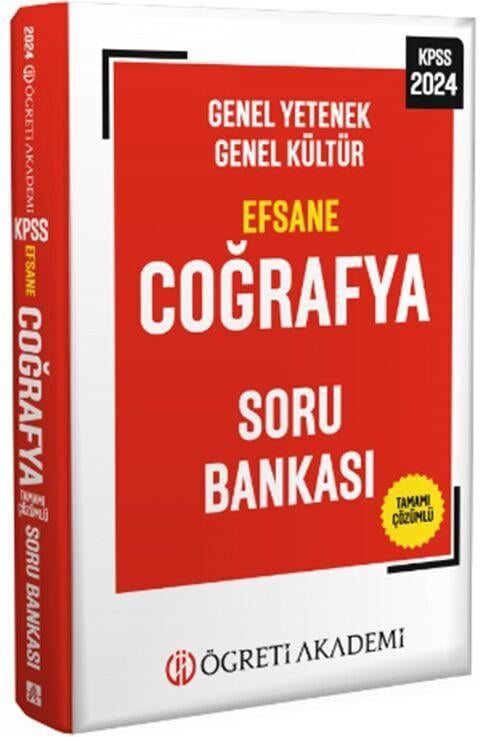 Pegem Yayınları 2024 KPSS Genel Yetenek Genel Kültür Efsane Coğrafya Soru Bankası