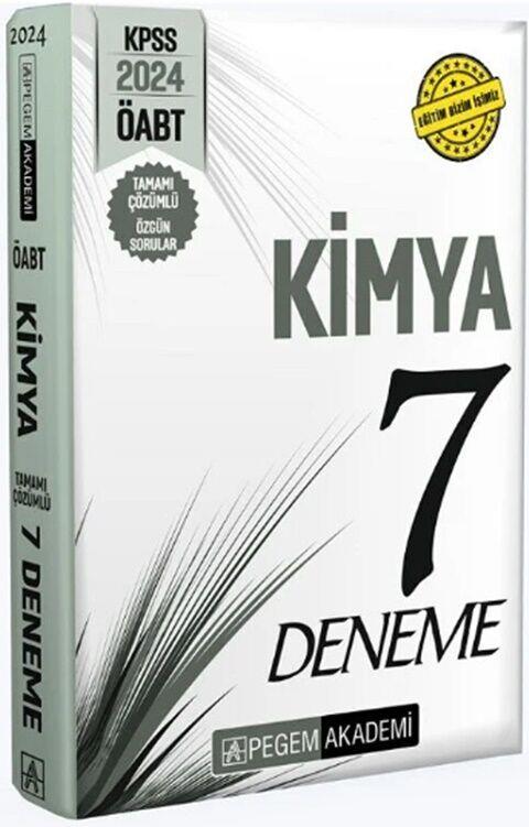 Pegem Yayınları 2024 KPSS ÖABT Kimya Öğretmenliği 7 Deneme