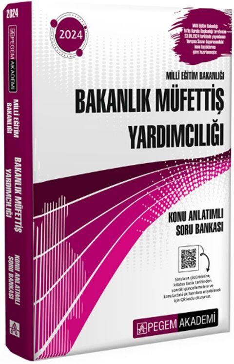 Pegem Yayınları 2024 MEB Bakanlık Müfettiş Yardımcılığı Konu Anlatımlı Soru Bankası