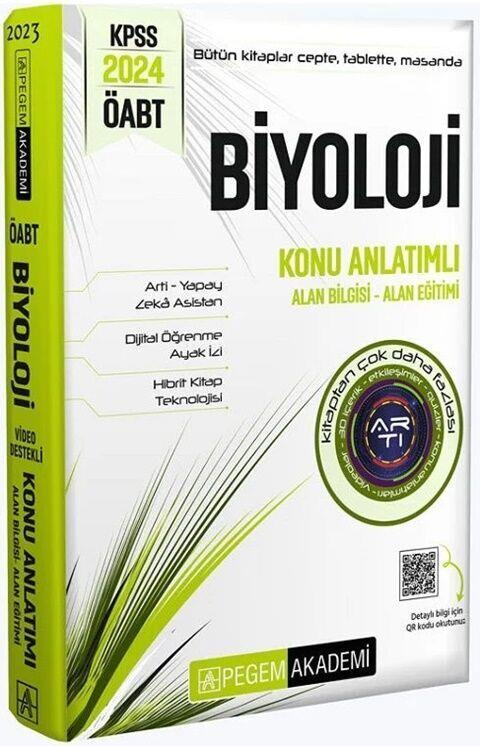 Pegem Yayınları 2024 ÖABT Biyoloji Öğretmenliği Konu Anlatımlı