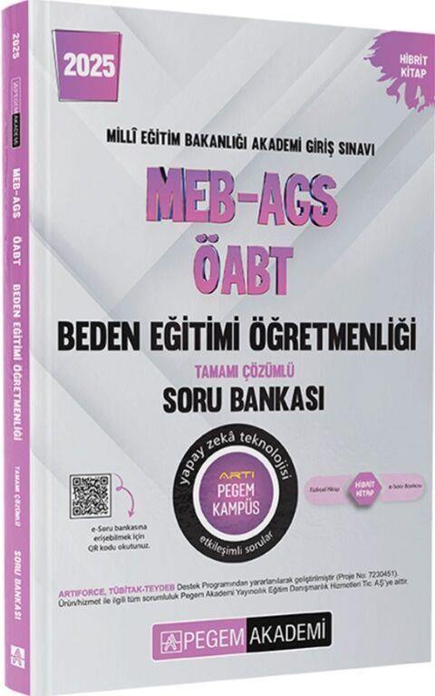 Pegem Yayınları 2025 MEB AGS ÖABT Beden Eğitimi Tamamı Çözümlü Soru Bankası