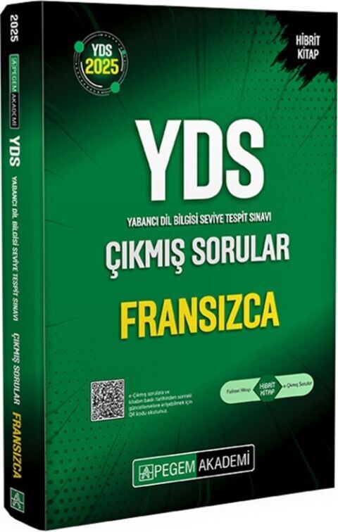 Pegem Yayınları 2025 YDS Fransızca Çıkmış Sorular
