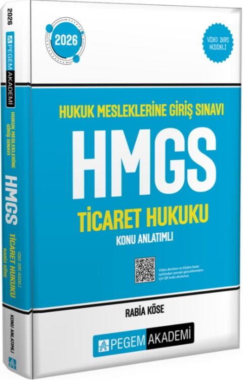 Pegem Yayınları 2026 Hukuk Mesleklerine Giriş Sınavı HMGS Ticaret Hukuku Konu Anlatımlı