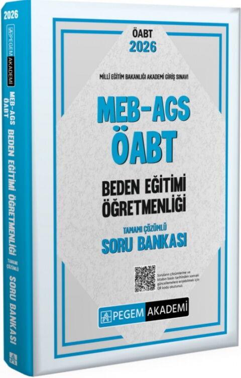 Pegem Yayınları 2026 MEB AGS ÖABT Beden Eğitimi Öğretmenliği Tamamı Çözümlü Soru Bankası
