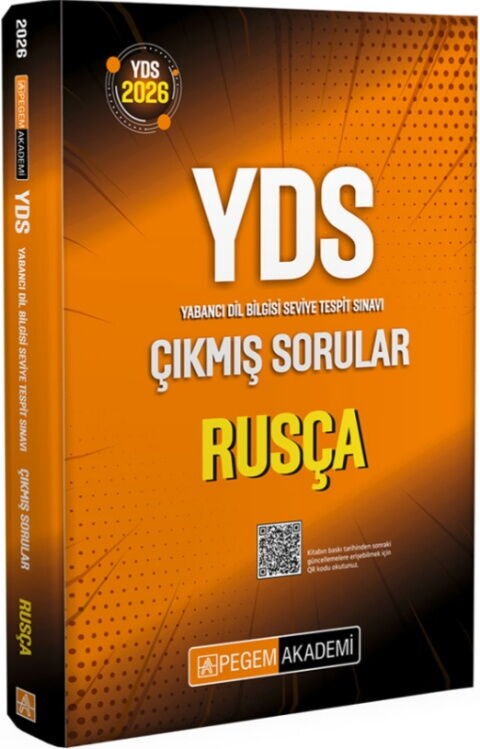 Pegem Yayınları 2026 YDS Rusça Çıkmış Sorular