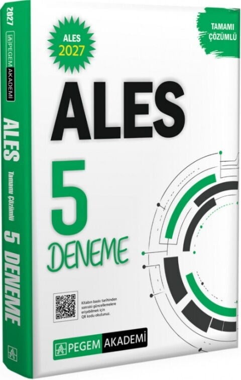 Pegem Yayınları 2027 ALES Tamamı Çözümlü 5 Deneme