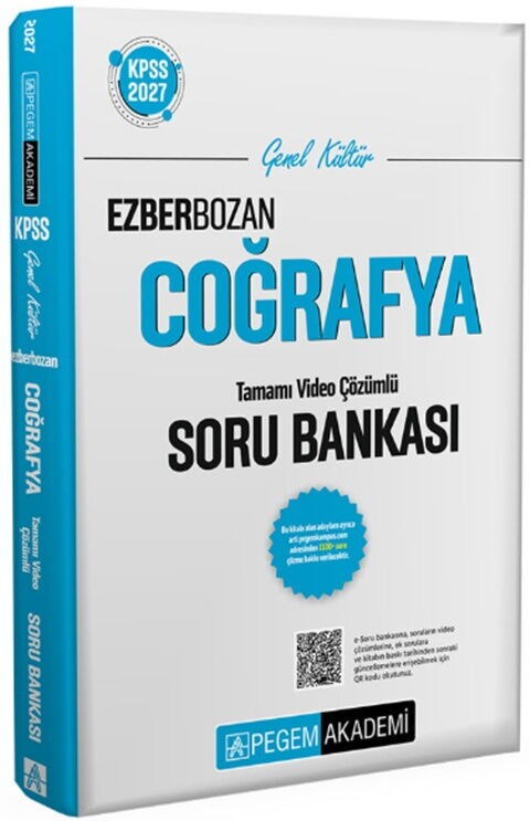 Pegem Yayınları 2027 KPSS Genel Kültür Ezberbozan Coğrafya Soru Bankası