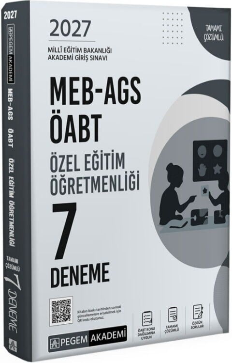 Pegem Yayınları 2027 MEB AGS ÖABT Özel Eğitim Öğretmenliği 7 Deneme