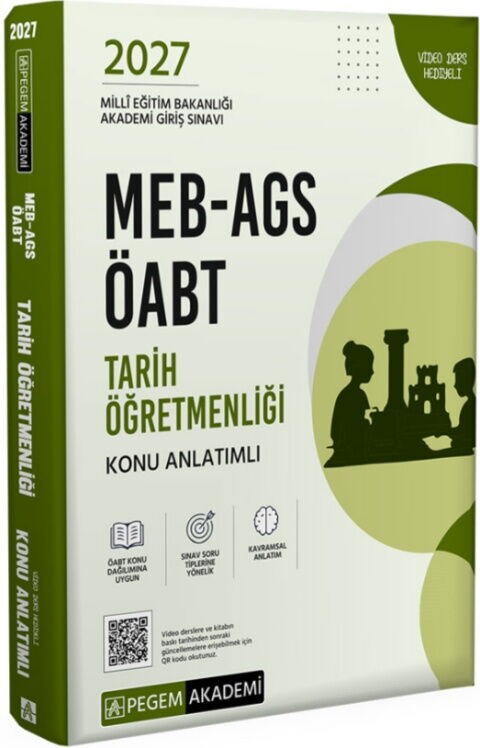 Pegem Yayınları 2027 MEB AGS ÖABT Tarih Öğretmenliği Konu Anlatımlı