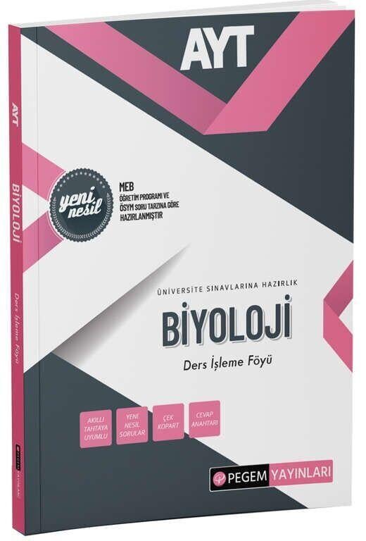 Pegem Yayınları AYT Biyoloji Ders İşleme Föyü