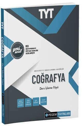 Pegem Yayınları TYT Coğrafya Ders İşleme Föyü