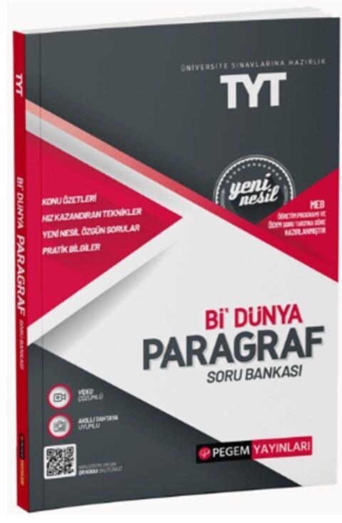 Pegem Yayınları  TYT Paragraf Bi Dünya Tamamı Çözümlü Soru Bankası