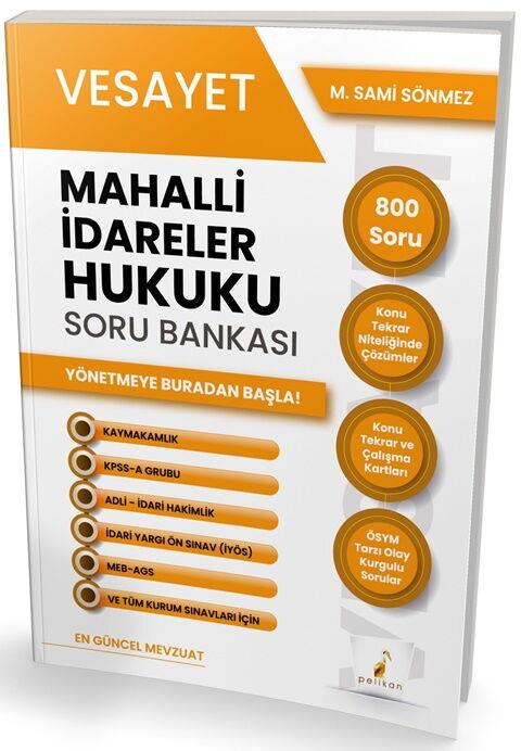 Pelikan Yayınları Vesayet Mahalli İdareler Hukuku Soru Bankası