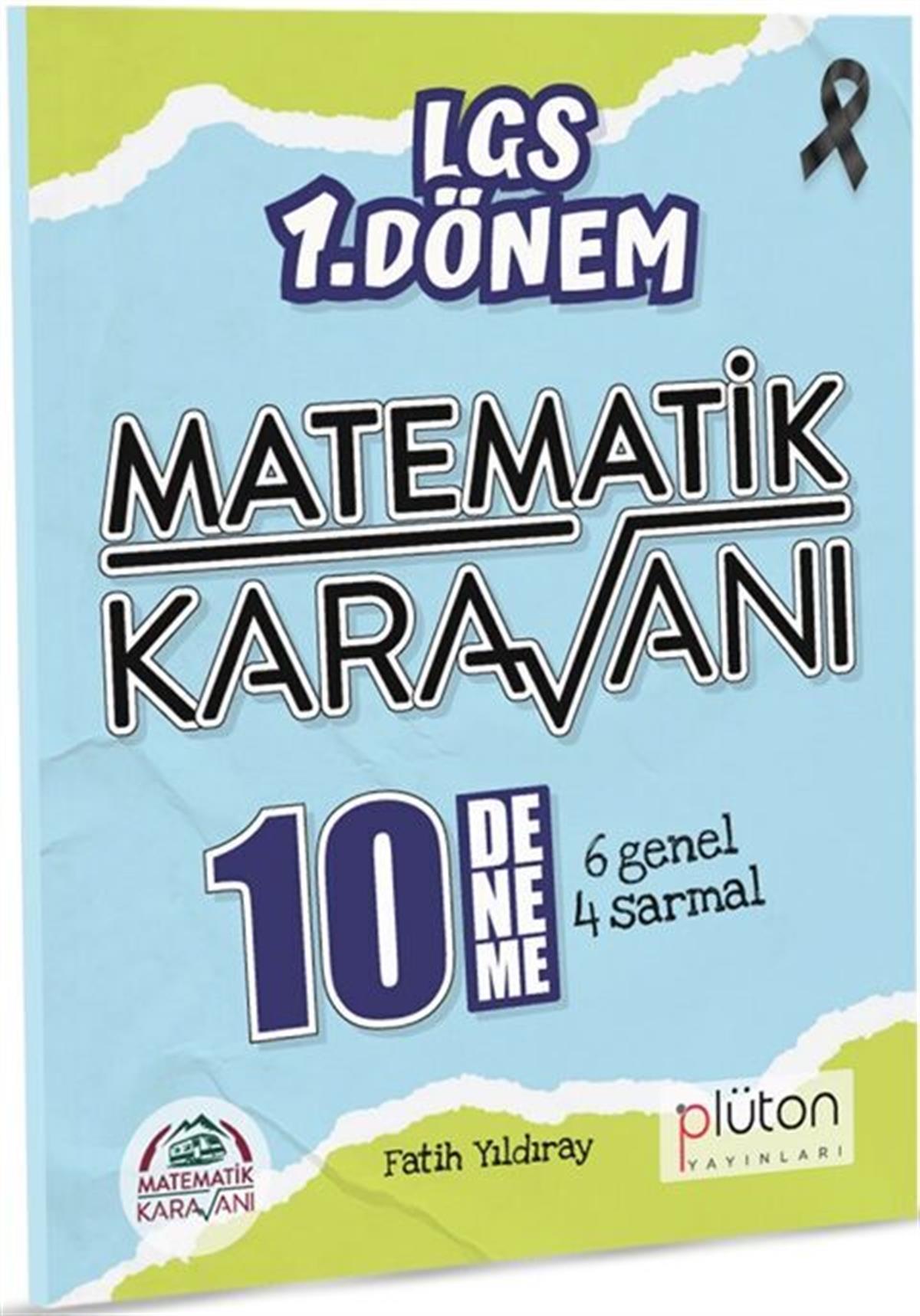 Plüton Yayınları 8. Sınıf LGS 1. Dönem Matematik Karavanı 10 Deneme Sınavı
