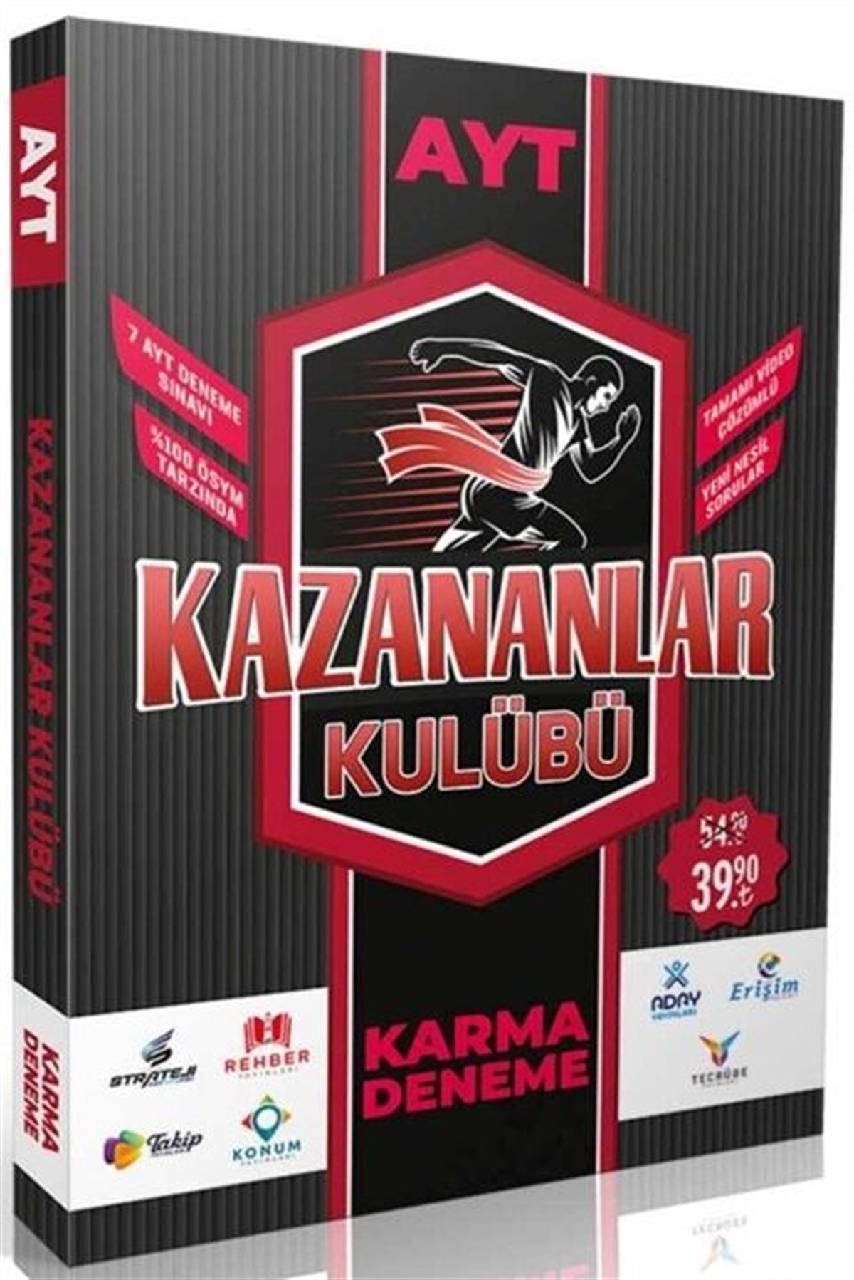 Paraf Yayınları AYT Karma Deneme Kazananlar Kulübü 7 Video Çözümlü Karma Deneme