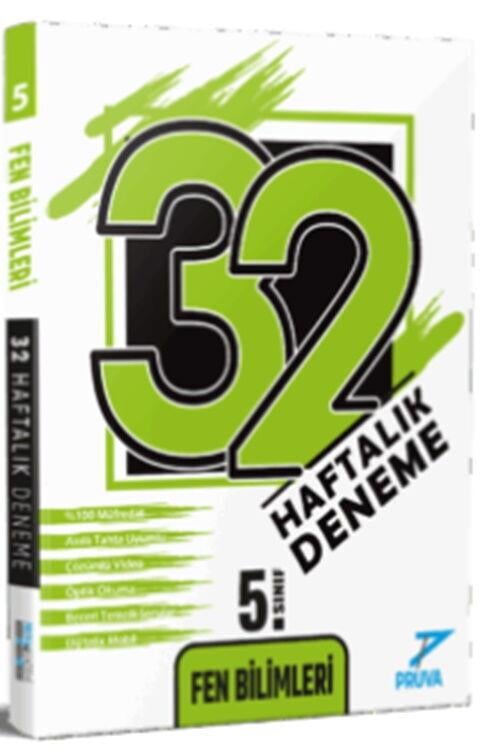 Pruva Akademi 5. Sınıf Fen Bilimleri 32 Haftalık Deneme