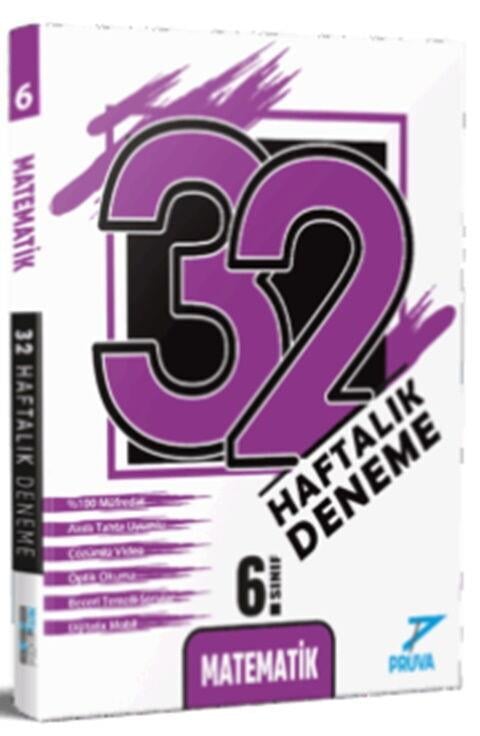 Pruva Akademi 6. Sınıf Matematik 32 Haftalık Deneme