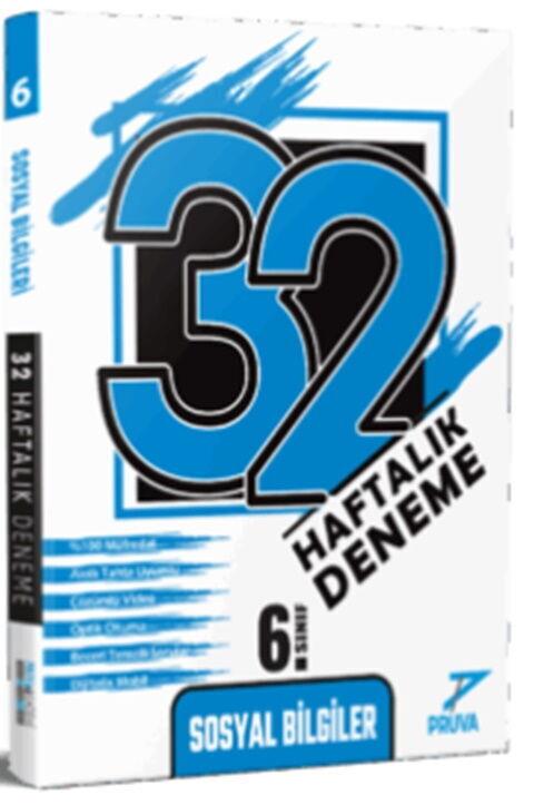 Pruva Akademi 6. Sınıf Sosyal Bilgiler 32 Haftalık Deneme