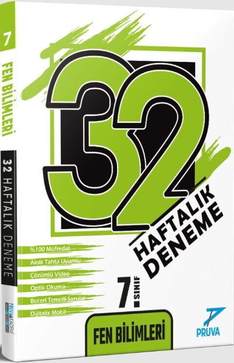 Pruva Akademi 7. Sınıf Fen Bilimleri 32 Haftalık Deneme
