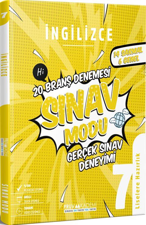 Pruva Akademi 7. Sınıf İngilizce Deneme