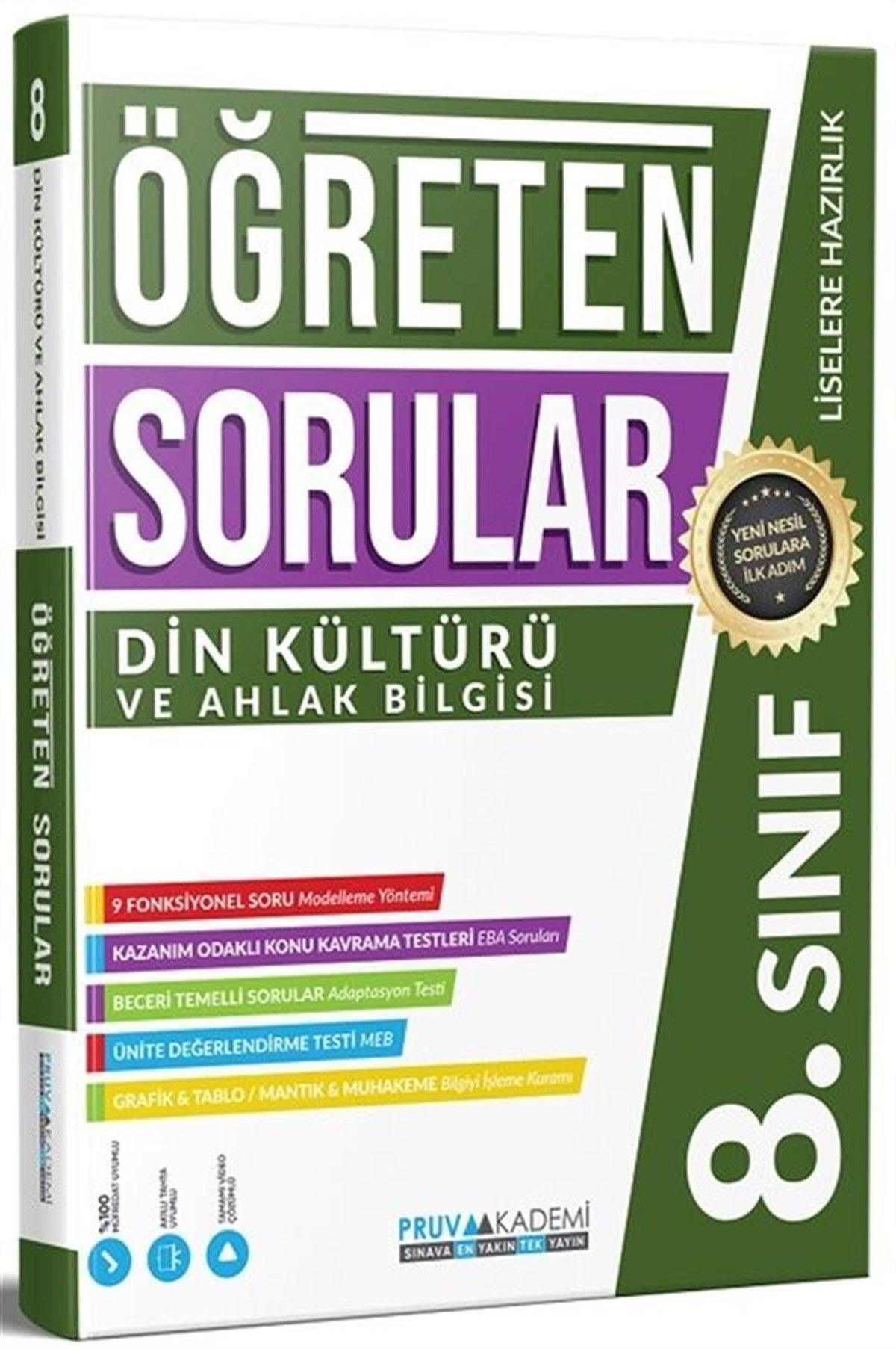 Pruva Akademi 8. Sınıf Din Kültürü ve Ahlak Bilgisi Öğreten Soru Bankası