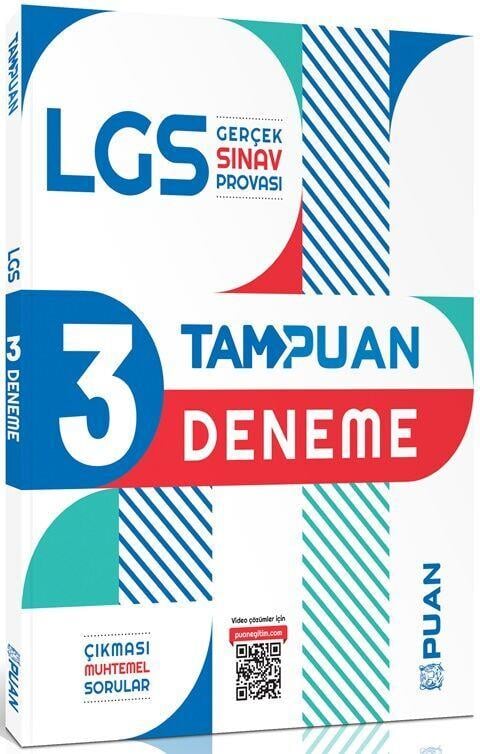 Puan Yayınları 8. Sınıf LGS Tam Puan 3 Deneme