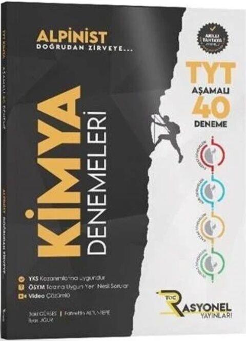 Rasyonel Yayınları TYT Kimya Alpinist Aşamalı 40 Deneme