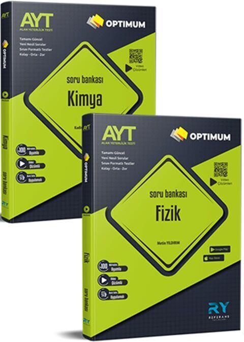 Referans Yayınları 2024 AYT Fizik ve AYT Kimya Video Çözümlü Optimum Soru Bankası Seti