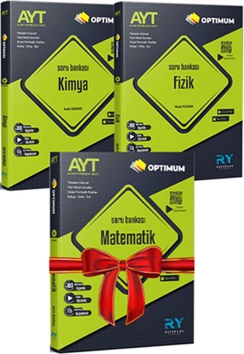 Referans Yayınları 2024 AYT Kimya Fizik AYT Matematik HEDİYELİ Soru Bankası Seti