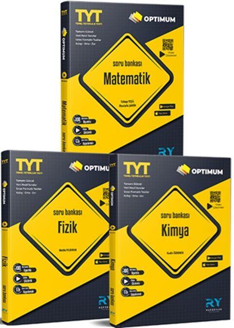 Referans Yayınları TYT Matematik Fizik Kimya Sayısal Tüm Dersler Video Çözümlü Optimum Soru Bankası Seti