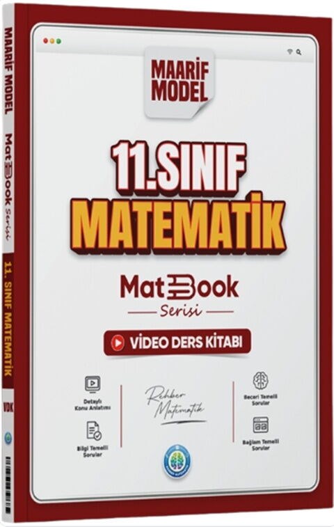 Rehber Matematik 11. Sınıf Matematik Matbook Serisi Maarif Model Video Ders Kitabı