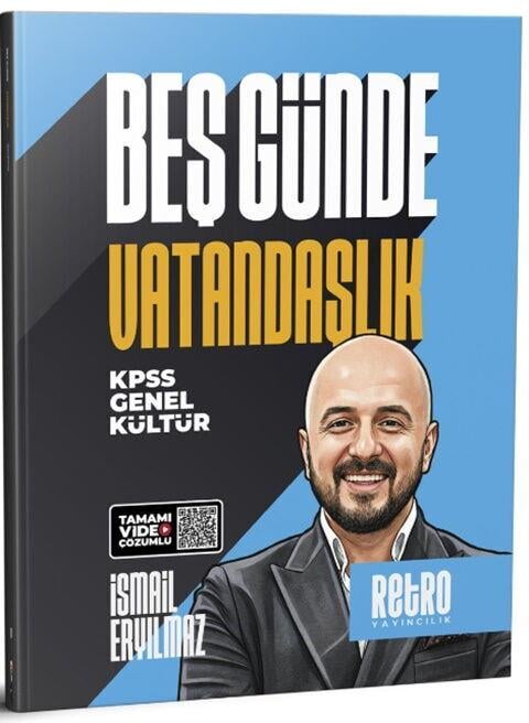 Retro Yayıncılık KPSS Genel Kültür Vatandaşlık Beş Günde Kamp Kitabı