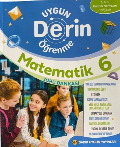 Sadık Uygun Yayınları 6. Sınıf Matematik Derin Öğrenme Soru Bankası