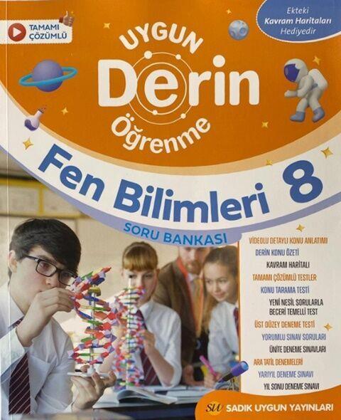 Sadık Uygun Yayınları 8. Sınıf Fen Bilimleri Derin Öğrenme Soru Bankası