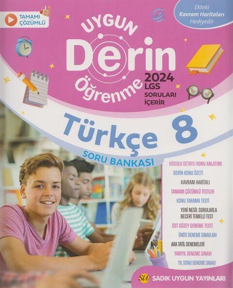 Sadık Uygun Yayınları 8. Sınıf Türkçe Derin Öğrenme Soru Bankası