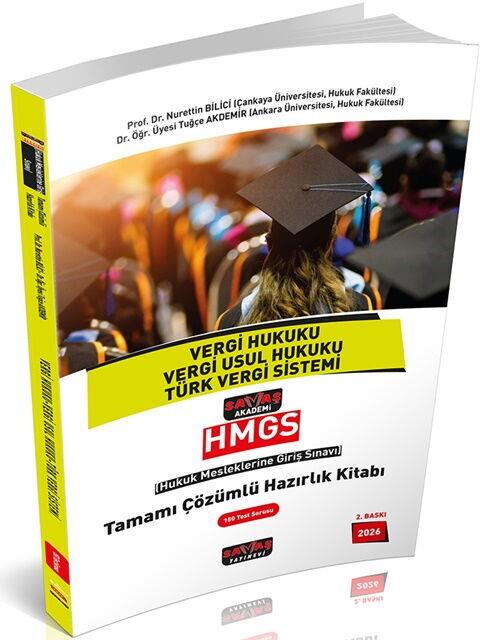 Savaş Akademi HMGS Vergi Hukuku Vergi Usul Hukuku TVS Tamamı Çözümlü Hazırlık Kitabı