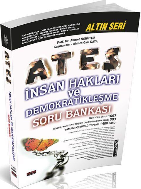 Savaş Yayınları 2024 Ateş İnsan Hakları ve Demokratikleşme Soru Bankası