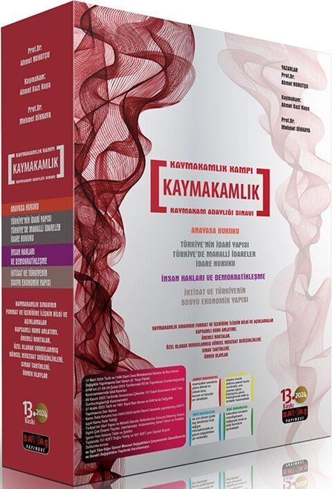 Savaş Yayınları 2024 Kaymakamlık Kampı Konu Anlatımı