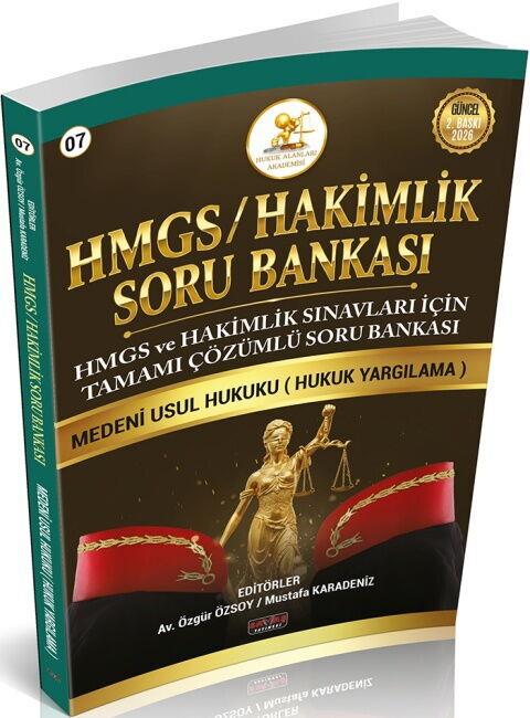 Savaş Yayınları 2026 HMGS Hakimlik Medeni Usul Hukuku Soru Bankası