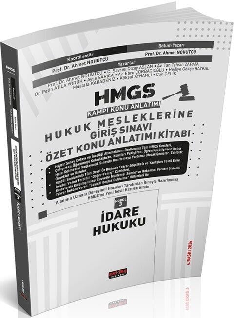 Savaş Yayınları 2026 HMGS İdare Hukuku Özet Konu Anlatımı