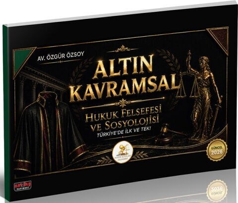 Savaş Yayınları 2026 HUKAL Altın Kavramsal Hukuk Felsefesi ve Sosyolojisi