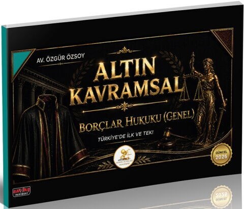 Savaş Yayınları 2026 HUKAL Altın Kavramsal Borçlar Hukuku Genel Hükümler