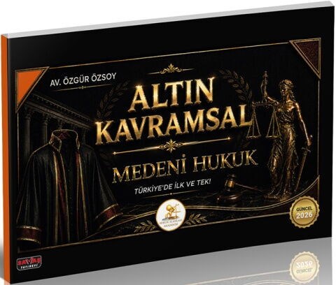 Savaş Yayınları 2026 HUKAL Altın Kavramsal Medeni Hukuk
