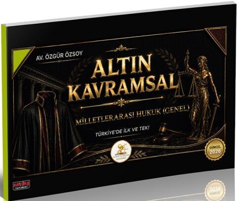 Savaş Yayınları 2026 HUKAL Altın Kavramsal Milletlerarası Genel Hukuk