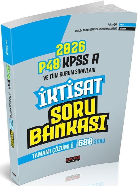 Savaş Yayınları 2026 P48 KPSS A Grubu İktisat Tamamı Çözümlü Soru Bankası