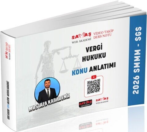 Savaş Yayınları 2026 SMMM SGS Vergi Hukuku Konu Anlatımı