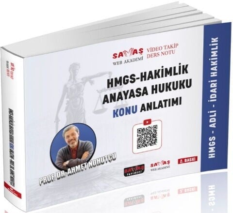 Savaş Yayınları Adli İdari Hakimlik HMGS Anayasa Hukuku Video Takip Ders Notu Konu Anlatımı