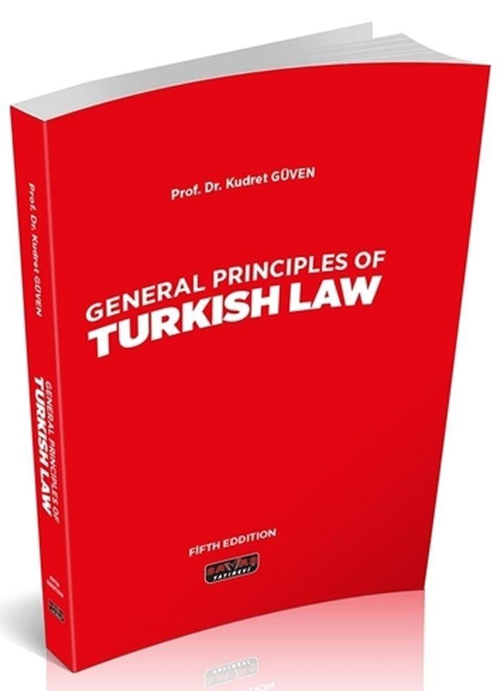 Savaş Yayınları General Principles Of Turkish Law